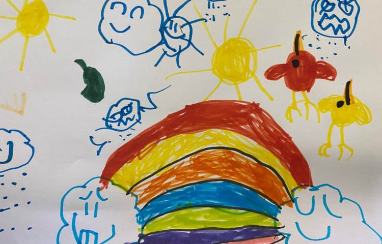 :نقاشی رنگین کمان 12