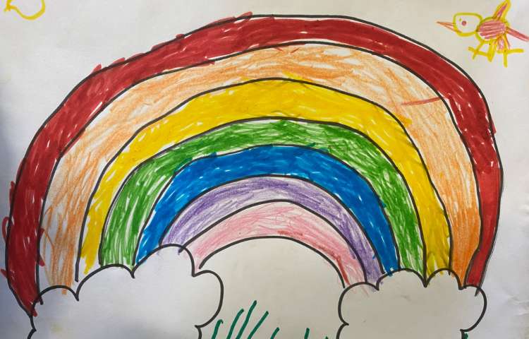:نقاشی رنگین کمان 13