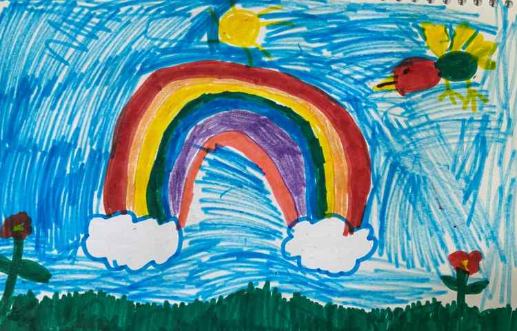 :نقاشی رنگین کمان 14