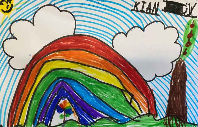 :نقاشی رنگین کمان 5