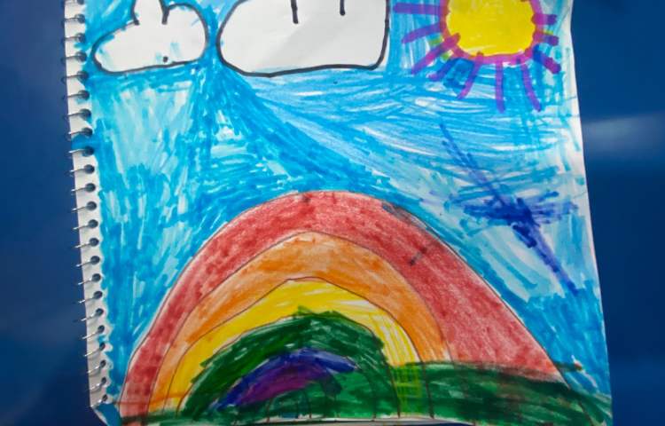 :نقاشی رنگین کمان 7