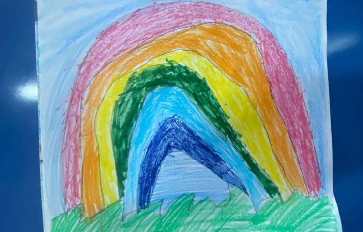 :نقاشی رنگین کمان 8