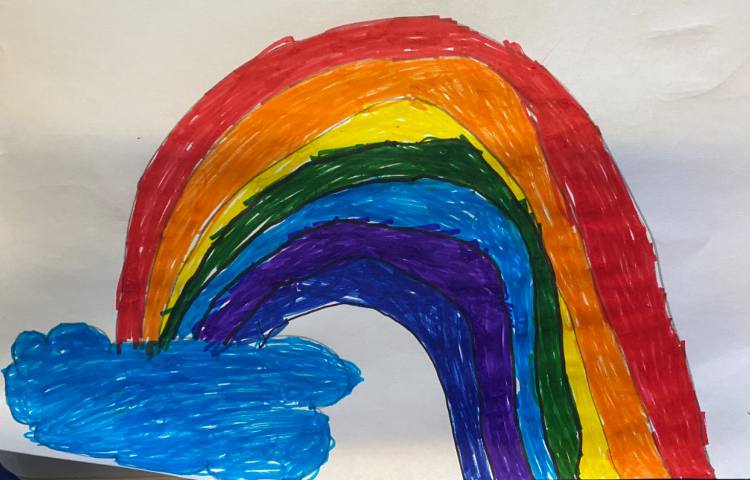 :نقاشی رنگین کمان 9