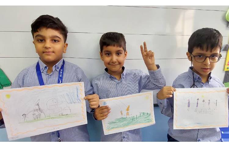نقاشی روز اول مدرسه