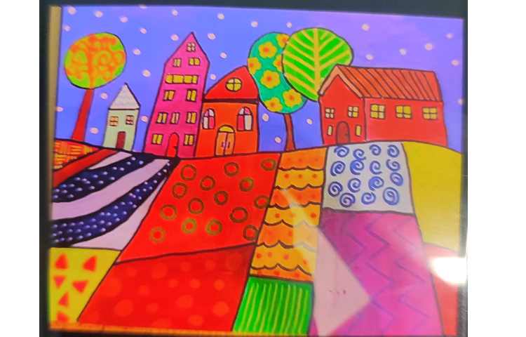 نقاشی روستا 1