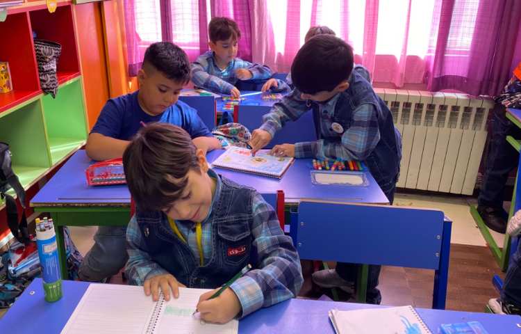 :نقاشی زنبور، کلاس سیب 4