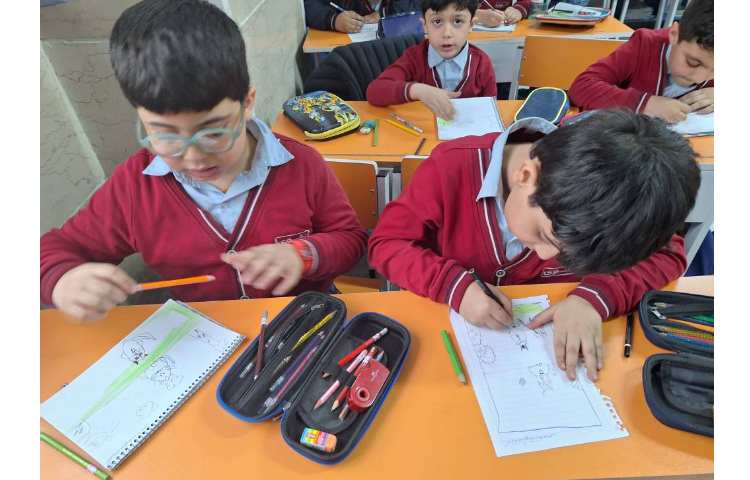 نقاشی سنجاب دوری و نزدیکی و تفاوت ها 1