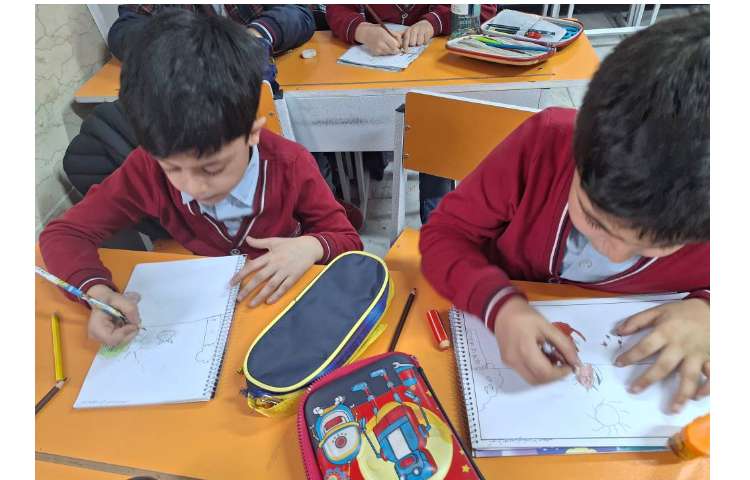 نقاشی سنجاب دوری و نزدیکی و تفاوت ها 2