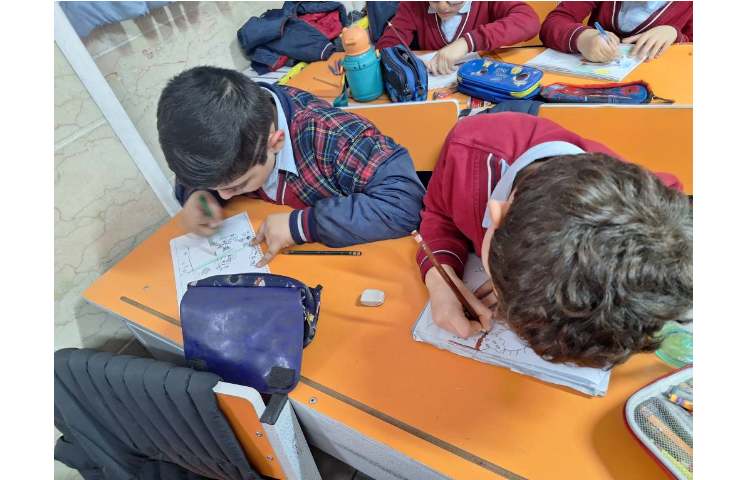 نقاشی سنجاب دوری و نزدیکی و تفاوت ها 3