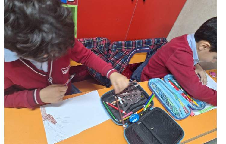 نقاشی سنجاب دوری و نزدیکی و تفاوت ها 6