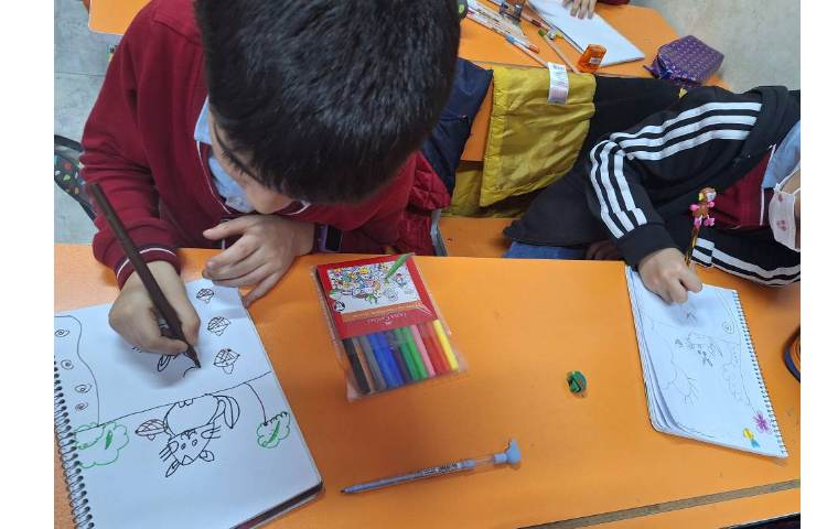 نقاشی سنجاب دوری و نزدیکی و تفاوت ها 7