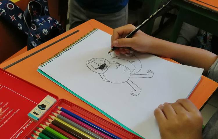 نقاشی شخصیت های کارتونی، آموزش گارفیلد 2