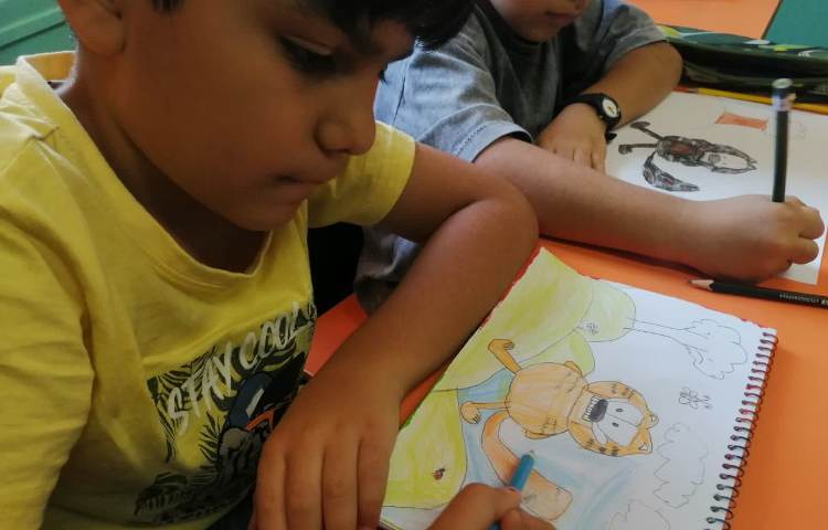 نقاشی شخصیت های کارتونی، آموزش گارفیلد 3