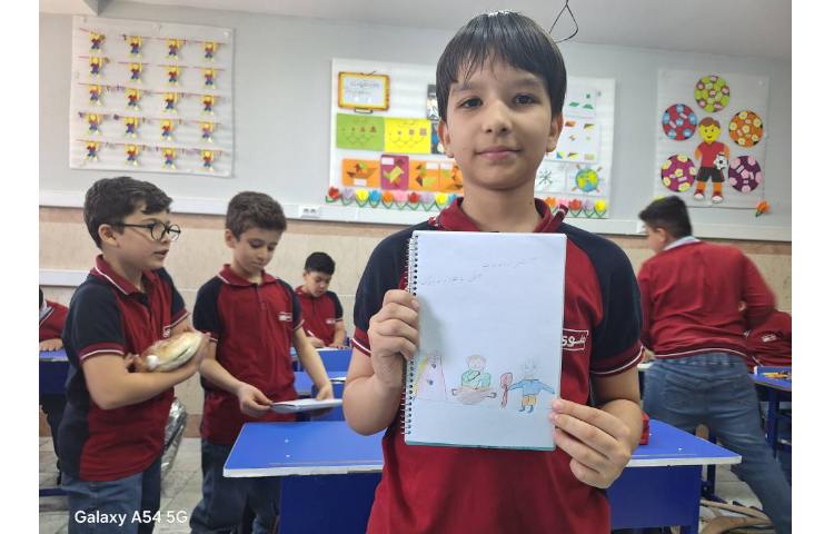 نقاشی ضرب المثل ایرانی 3