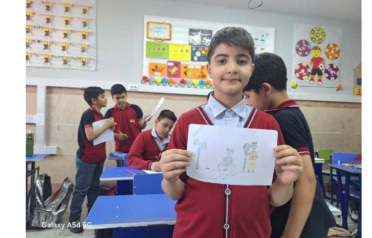 نقاشی ضرب المثل ایرانی 6