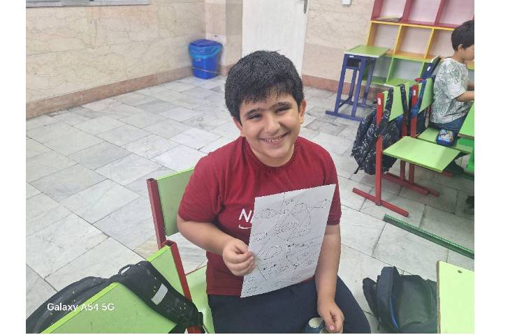 نقاشی طرح کوبیسم پایه چهارم 1