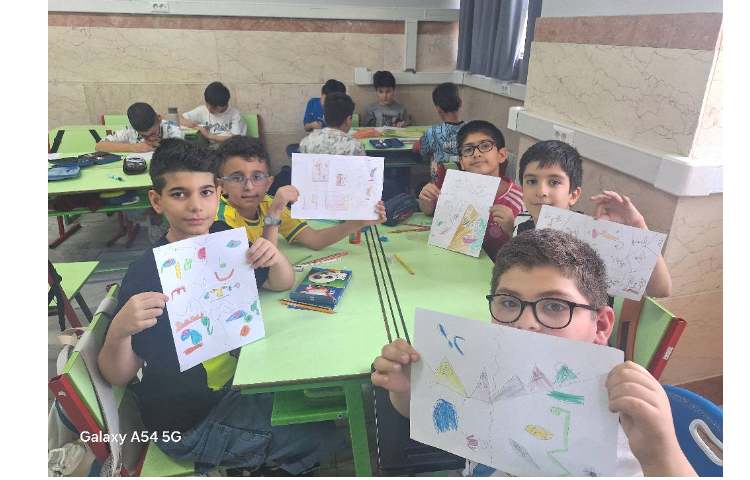 نقاشی طرح کوبیسم پایه چهارم 2