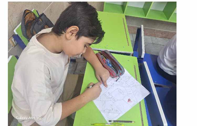 نقاشی طرح کوبیسم پایه چهارم 3