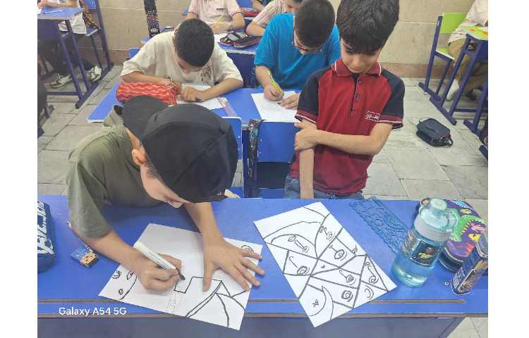 نقاشی طرح کوبیسم پایه چهارم 6