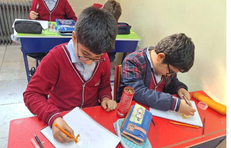 نقاشی غروب و طلوع خورشید 6