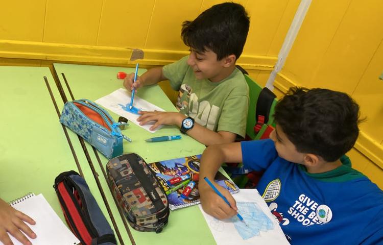 :نقاشی فیل و نقاشی روی سفال، کلاس زمین 2