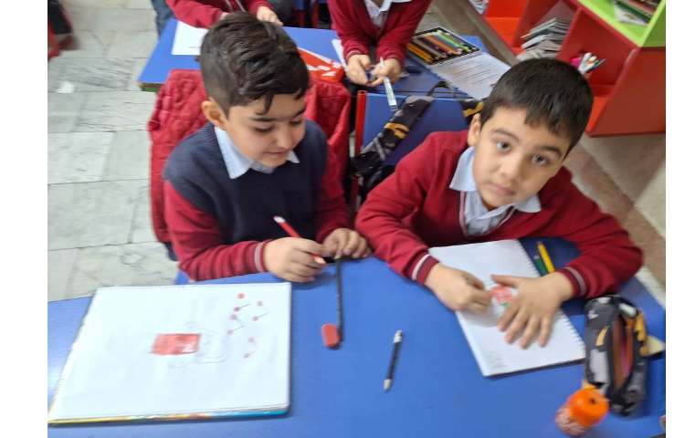 نقاشی ماشین یلدایی ،دوم خانم بهمنی 1