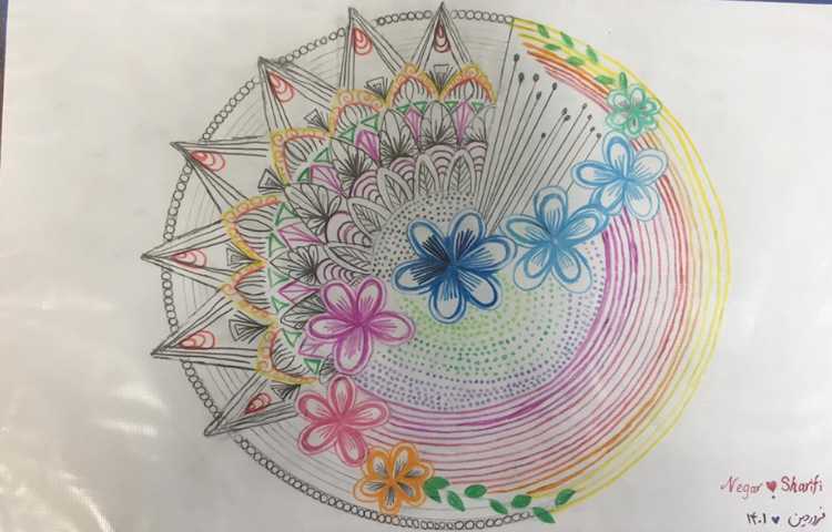 نقاشی ماندالا 7