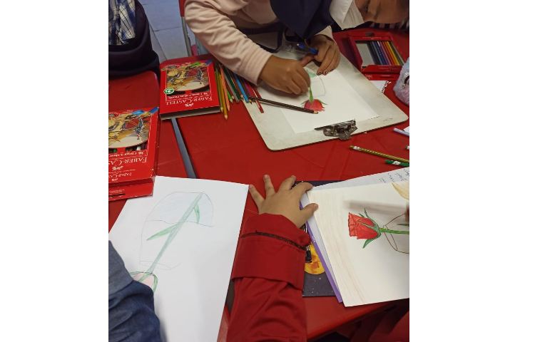 نقاشی مدادرنگی پایه ششم 4