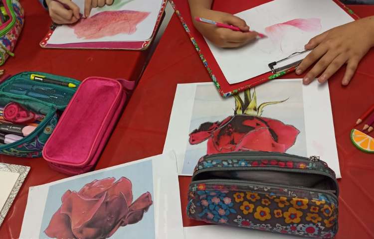 نقاشی مدادرنگی پایه ششم 5