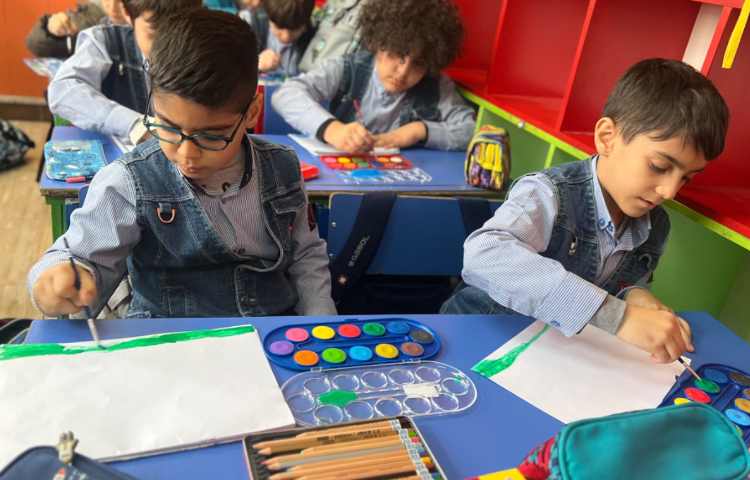 نقاشی منظره با آبرنگ 1