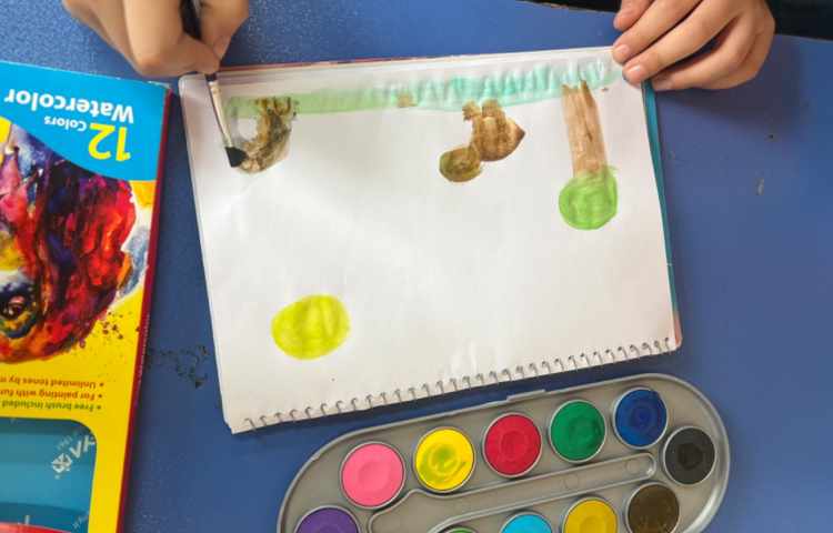 نقاشی منظره با آبرنگ 2