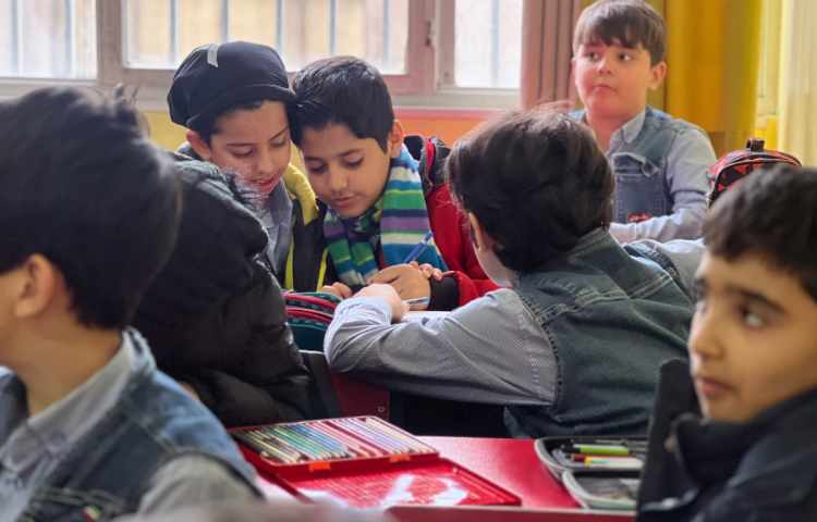 نقاشی منظره با مدادرنگی 10