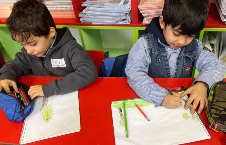 نقاشی منظره با مدادرنگی 14