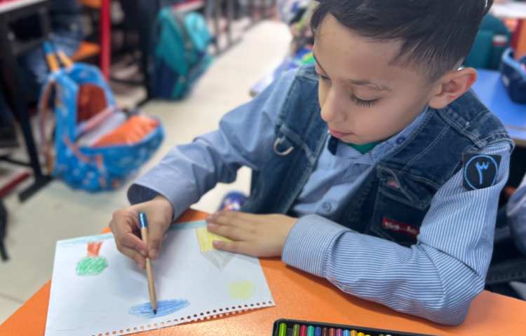 نقاشی منظره با مدادرنگی 26