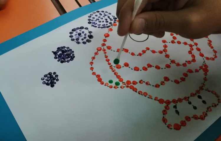 نقاشی نقطه ای، هفته علوم 1