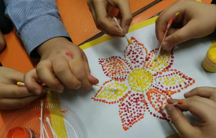 نقاشی نقطه ای، هفته علوم 3