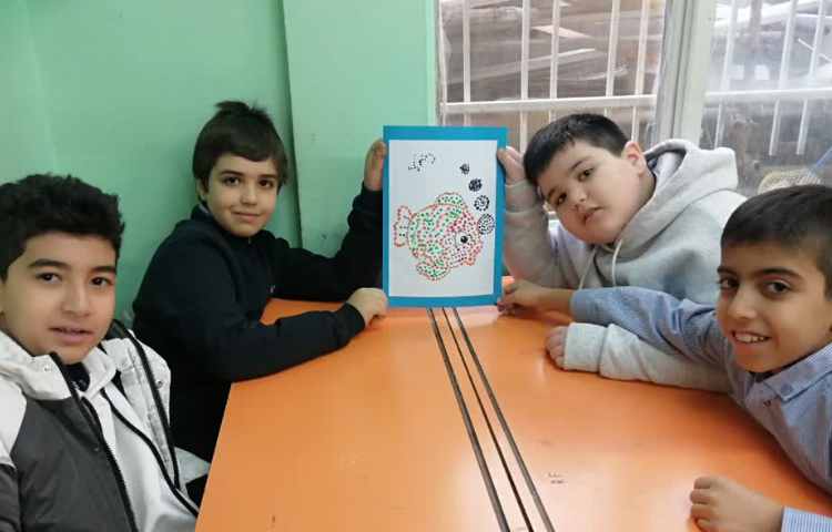 نقاشی نقطه ای، هفته علوم 4