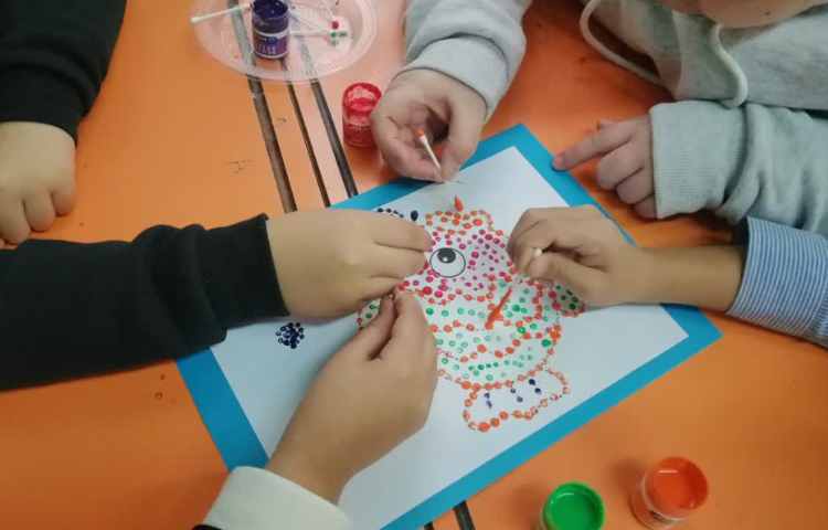 نقاشی نقطه ای، هفته علوم 6