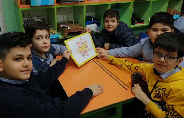 نقاشی نقطه ای، هفته علوم 7