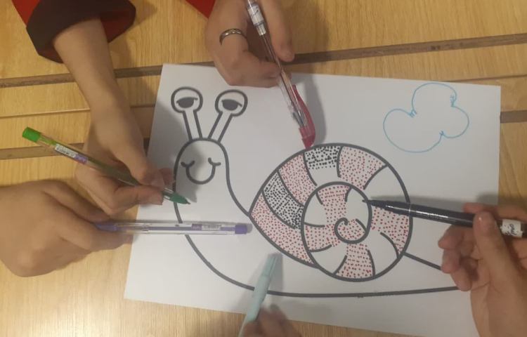 نقاشی نقطه 4