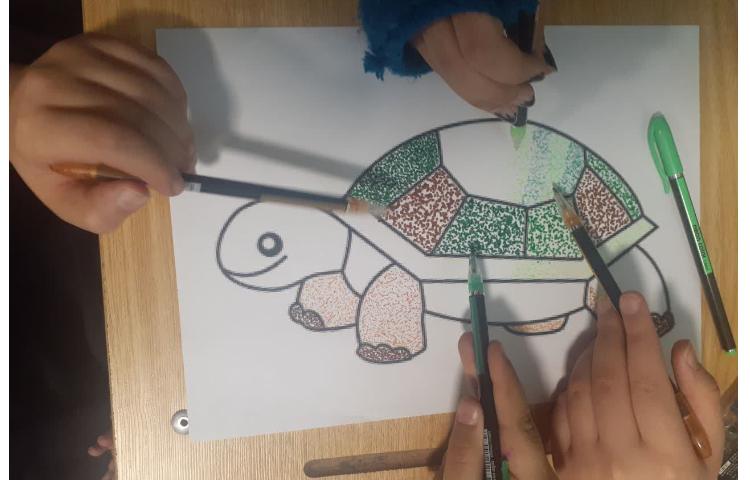 نقاشی نقطه 5