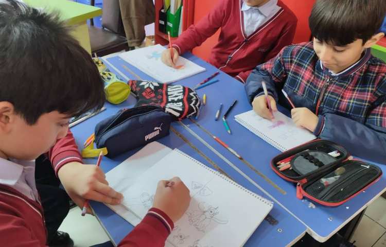 نقاشی هیولای رنگی (احساسات) 8