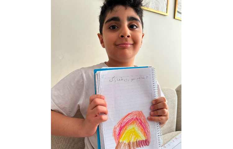 نقاشی چهارشنبه سوری 4