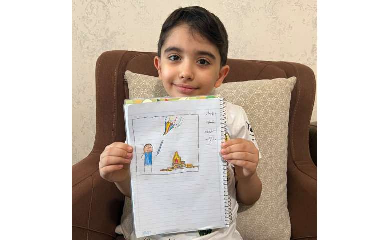 نقاشی چهارشنبه سوری 6