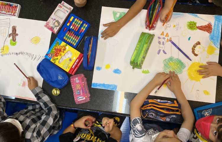 :نقاشی کار گروهی، کلاس پرتقال 3