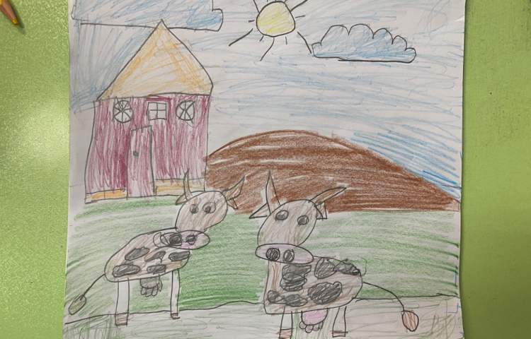 :نقاشی گاو، پایه اول 10