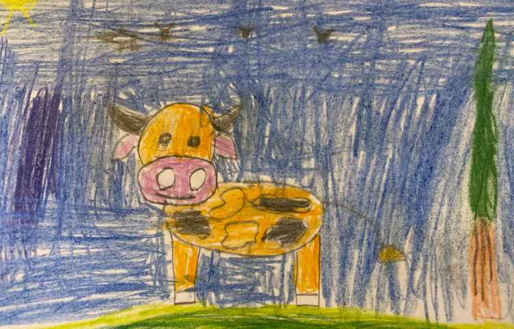 :نقاشی گاو، پایه اول 13