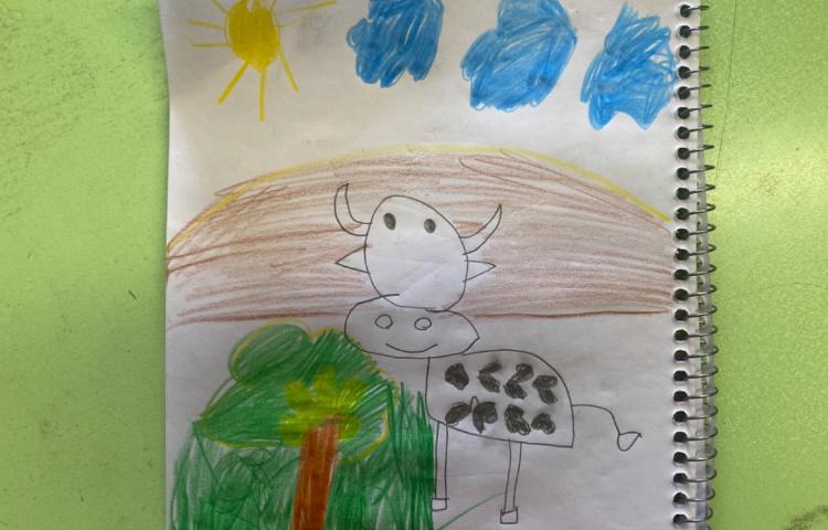 :نقاشی گاو، پایه اول 6