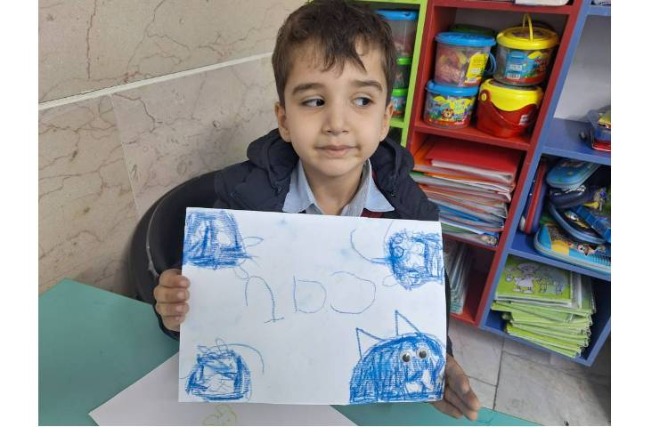 نقاشی گربه ها 1