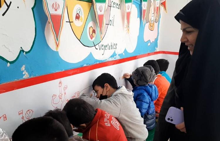 :نقاشی گروهی، به مناسبت گرامیداشت هفته دانش آموز 21